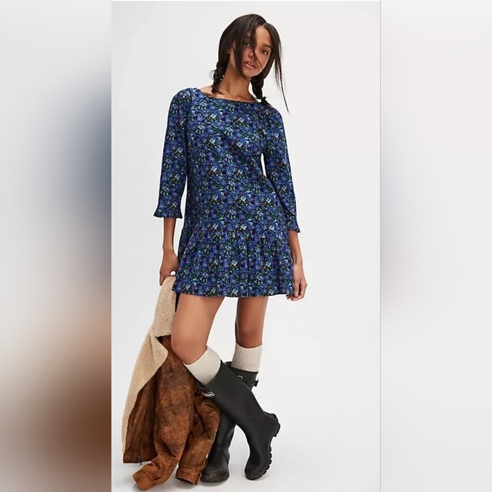 NWOT Free People The Avenue Mini Dress